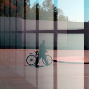 MAN WiTH BiCYCLE THROUGH A GRiD No. 2.jpg